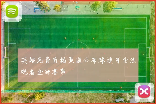 英超免费直播渠道公布球迷可合法观看全部赛事