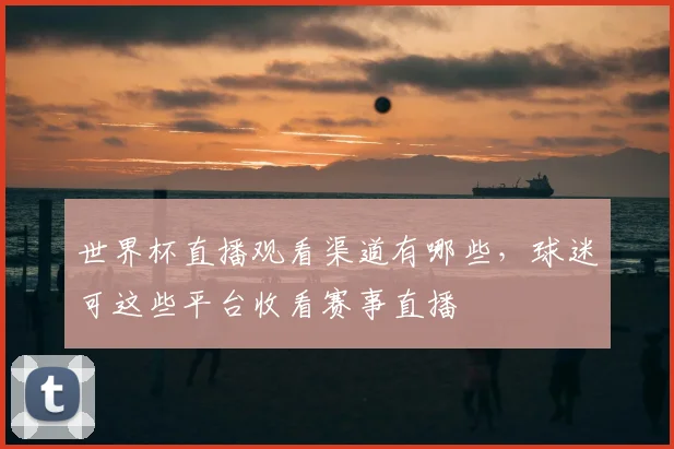 世界杯直播观看渠道有哪些，球迷可这些平台收看赛事直播